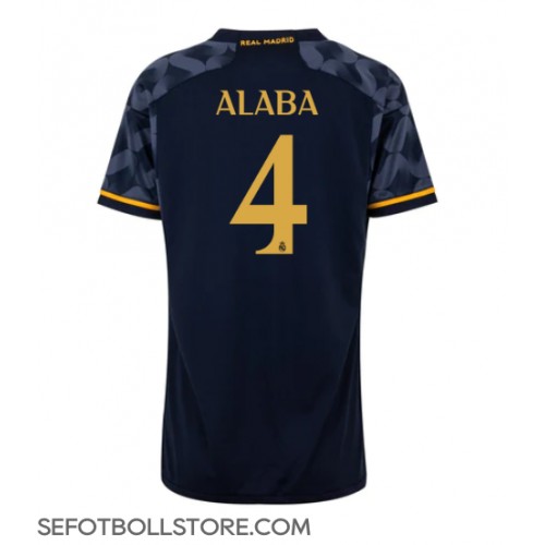 Real Madrid David Alaba #4 Replika Bortatröja Dam 2023-24 Kortärmad